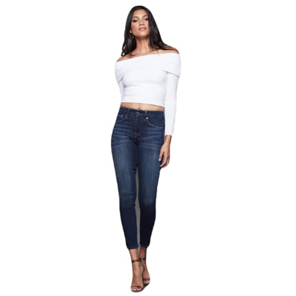 Good American Good Legs Crop Super Stretch Jeans - Picture 16 of 16